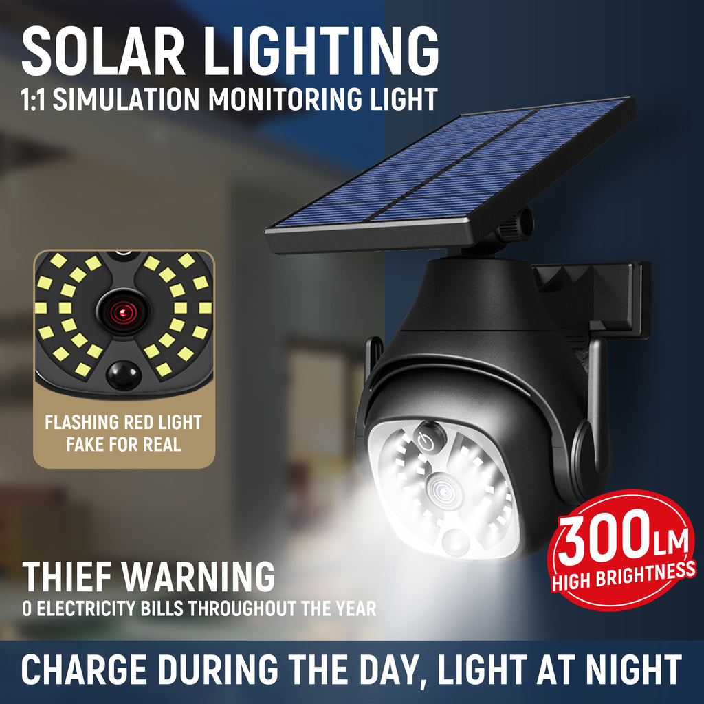 Luces Solares para Exterior y Patio — Sensor de Movimiento Impermeable