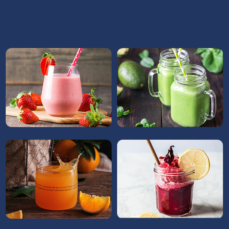Licuadora Portátil Mini 6 Cuchillas con Carga USB – Smoothies y Jugos al Instante