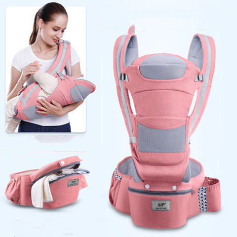 Portabebés Ergonómico 3 en 1 con Asiento de Cadera – Para Bebés de 0 a 48 Meses