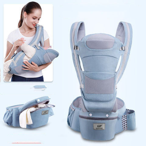 Portabebés Ergonómico 3 en 1 con Asiento de Cadera – Para Bebés de 0 a 48 Meses