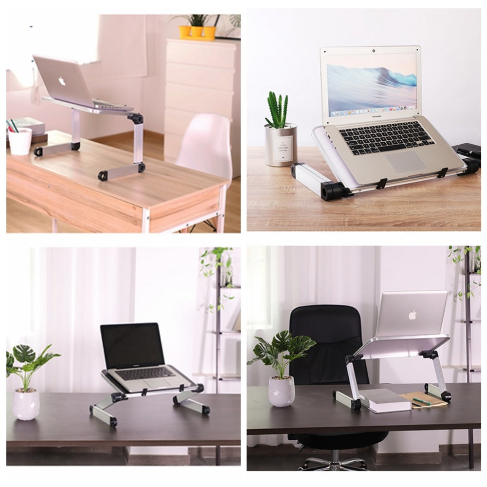 Soporte Plegable Ergonómico para Laptop y Tablet — Escritorio Ajustable