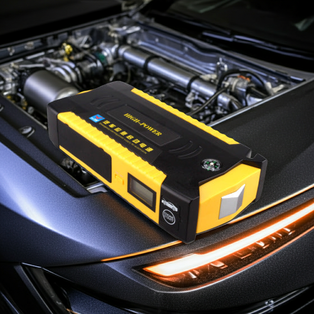 Arrancador de Emergencia Portátil para Auto — Batería 20000 mAh