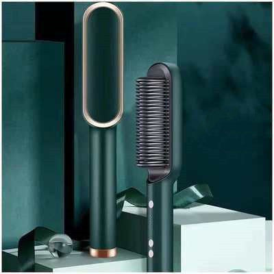 Peine Alisador Profesional Aniónico — Control de Temperatura y Protección Térmica