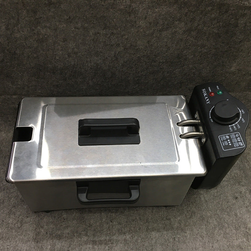 Freidora Electromecánica 3L para el Hogar — Papas Fritas Perfectas