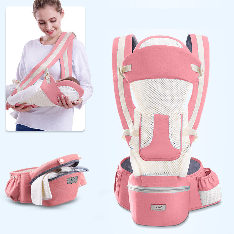 Portabebés Ergonómico 3 en 1 con Asiento de Cadera – Para Bebés de 0 a 48 Meses