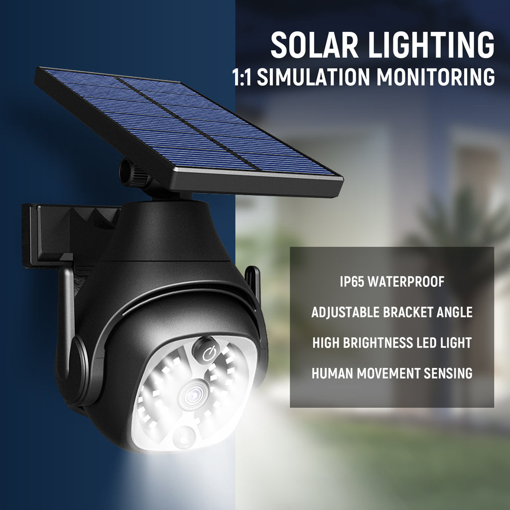 Luces Solares para Exterior y Patio — Sensor de Movimiento Impermeable