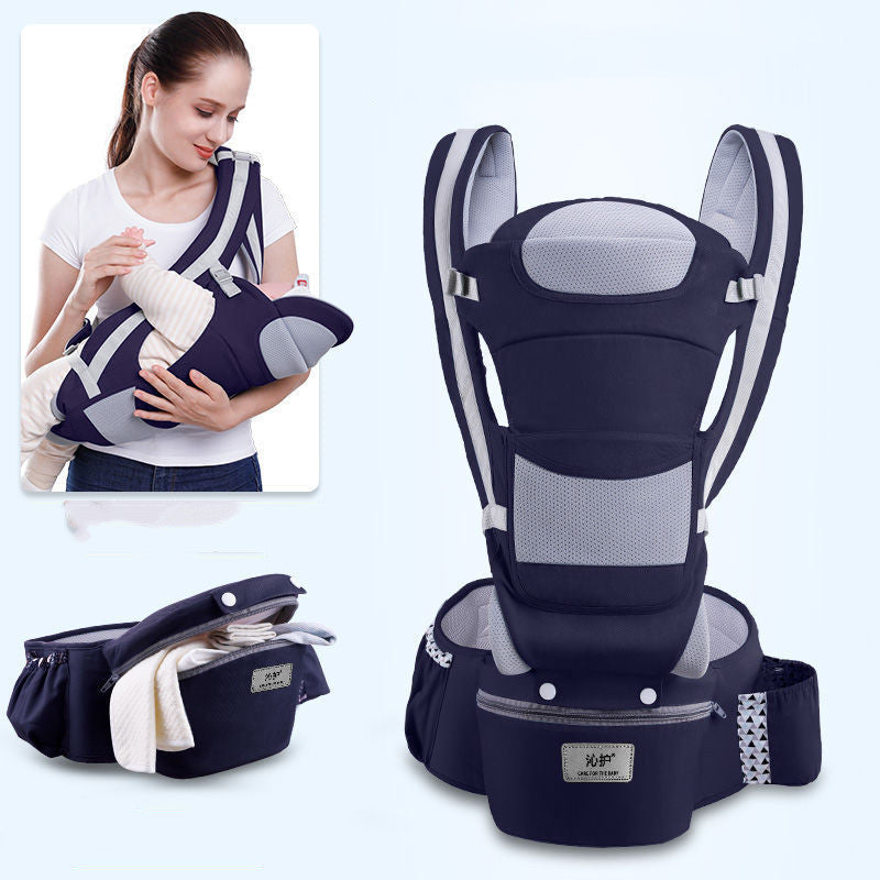 Portabebés Ergonómico 3 en 1 con Asiento de Cadera – Para Bebés de 0 a 48 Meses