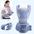 Portabebés Ergonómico 3 en 1 con Asiento de Cadera – Para Bebés de 0 a 48 Meses