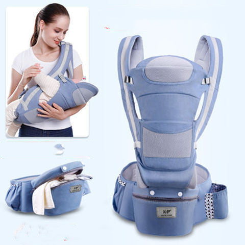 Portabebés Ergonómico 3 en 1 con Asiento de Cadera – Para Bebés de 0 a 48 Meses