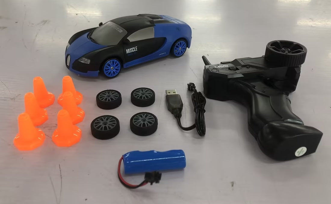 Carro RC Drift 4WD 2.4G – Modelo GTR AE86 Control Remoto para Niños