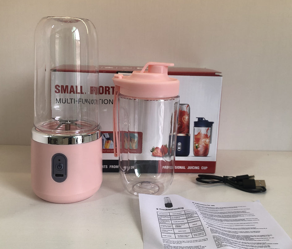 Licuadora Portátil Mini 6 Cuchillas con Carga USB – Smoothies y Jugos al Instante