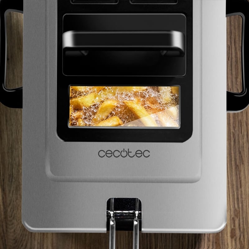 Freidora Electromecánica 3L para el Hogar — Papas Fritas Perfectas