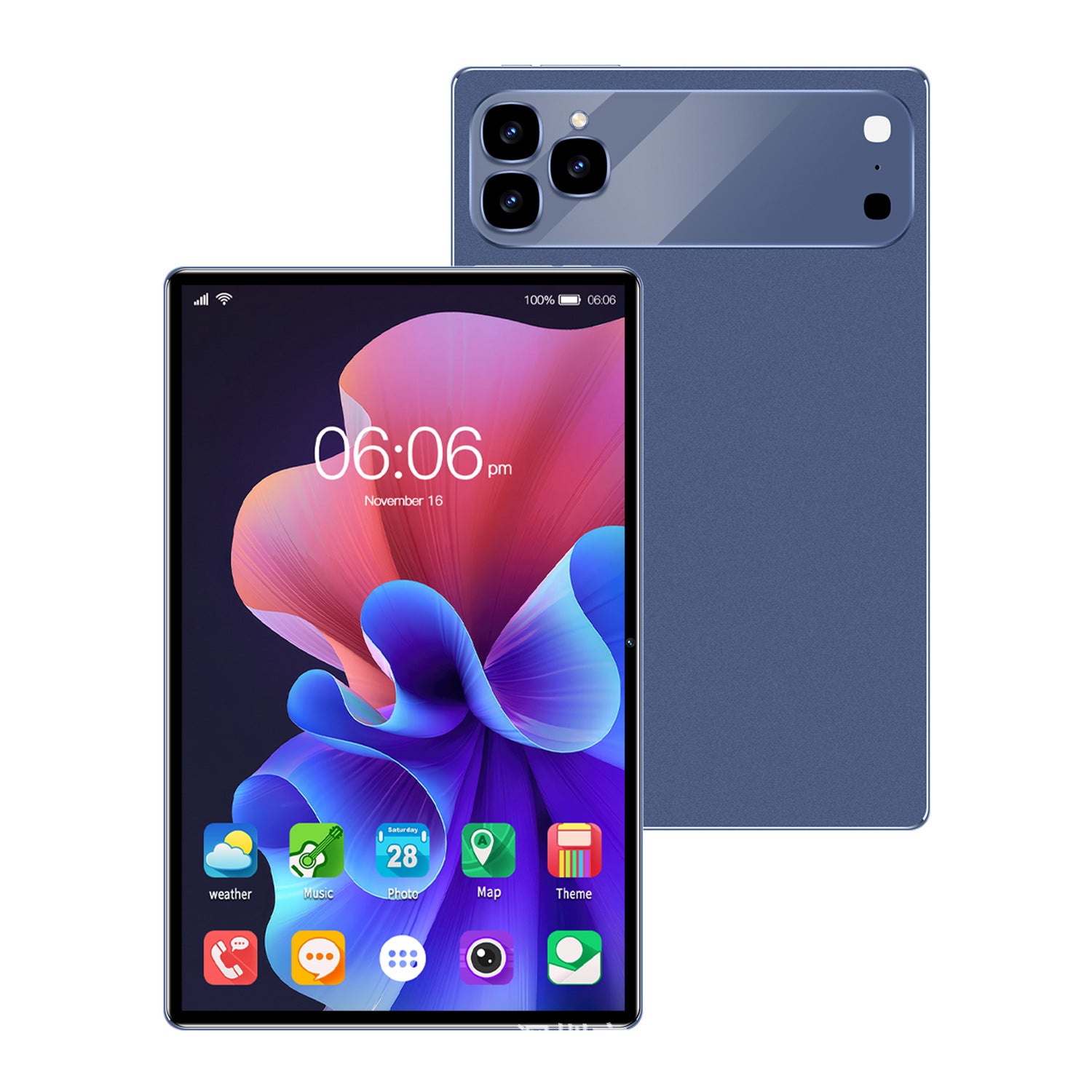 Tablet Portátil Minimalista — Pantalla Grande, Diseño Compacto