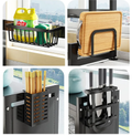 Escurridor Platos Cocina Fregadero con Gabinete Multifunción