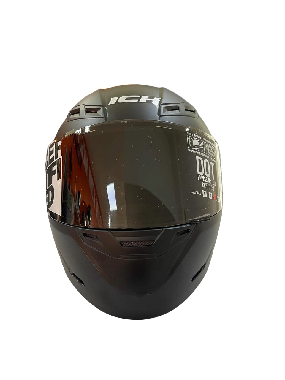Casco ICH 501 Negro Mate para Moto