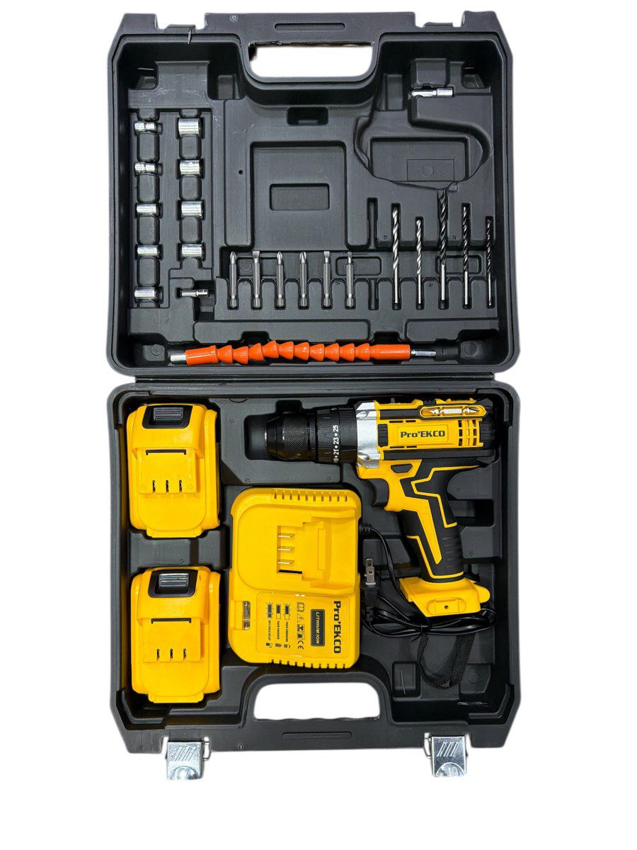 Taladro Inalámbrico 48V con Maletín y Accesorios